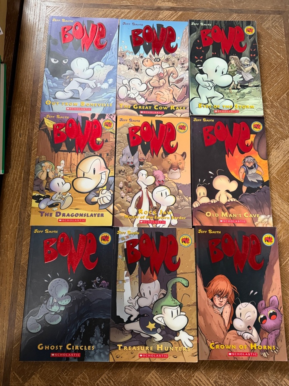 Jeff Smith Bone Graphic Novels